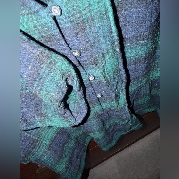 (2) LOFT Plaid Blouses - Large - Picture 4 of 11
